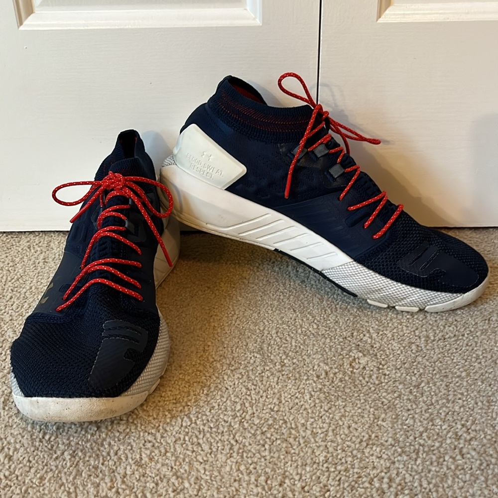 Men's Under Armour HOVR Project Rock 2 Veteran's Day training shoes